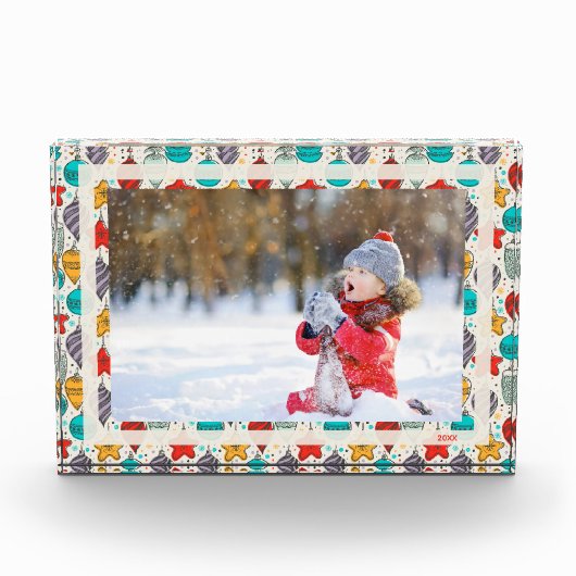 Weihnachtsfeiertag Fotoblock (Vorderseite)