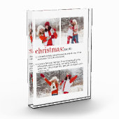 Weihnachtsfeiertag Fotoblock (Links)