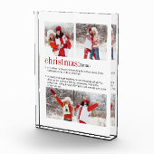 Weihnachtsfeiertag Fotoblock (Rechts)