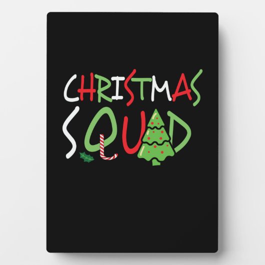 Weihnachtsfeiertag Fotoplatte (Vorderseite)