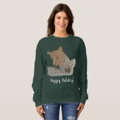 Weihnachtsfeiertag Fox Sweatshirt (Vorne ganz)