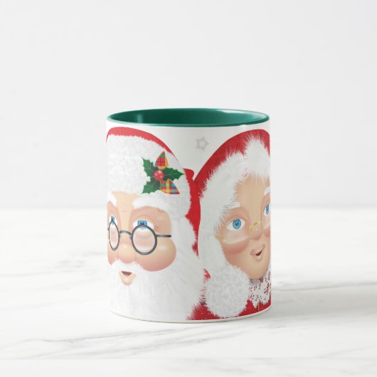 Weihnachtsfeiertag & Frau Claus Tasse (Zentrum)