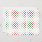 Weihnachtsfeiertag frech oder nette Einladung (Rückseite)