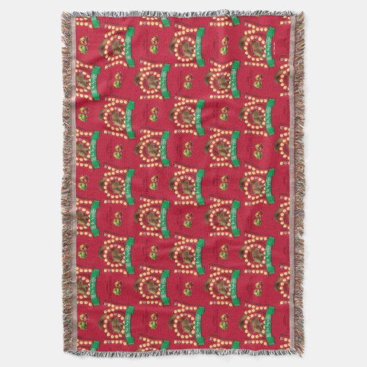 Weihnachtsfeiertag | Freude am Eichhörnchenmuster Decke (Vorderseite Vertikal)