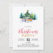 Weihnachtsfeiertag Friendsmas Abendessen Einladung (Vorderseite)