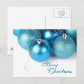 Weihnachtsfeiertag fröhlich feiertagspostkarte (Vorne/Hinten)