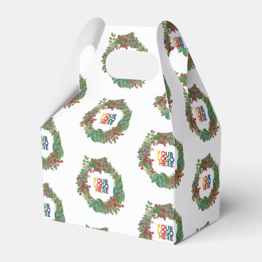 Weihnachtsfeiertag für das Weihnachtsgeschäft Geschenkschachtel (Vorderseite)