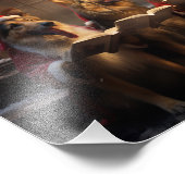 Weihnachtsfeiertag für deutsche Hirten Fotodruck (Ecke)