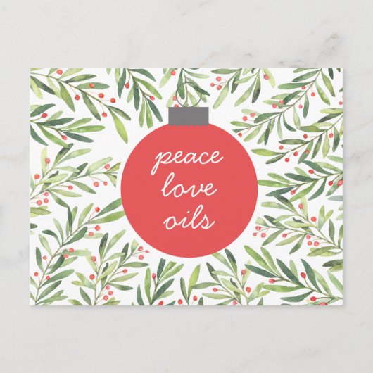 Weihnachtsfeiertag für einen unverzichtbaren Ölver Postkarte (Vorderseite)