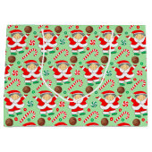 Weihnachtsfeiertag für Frauen im Basketball Große Geschenktüte (Vorderseite)