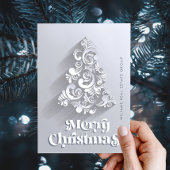 Weihnachtsfeiertag für Großunternehmen Postkarte
