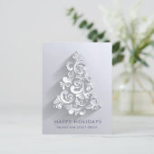 Weihnachtsfeiertag für Großunternehmen Postkarte (Stehend Vorderseite)