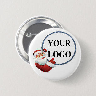 Weihnachtsfeiertag für Ihr Logo hinzufügen Button