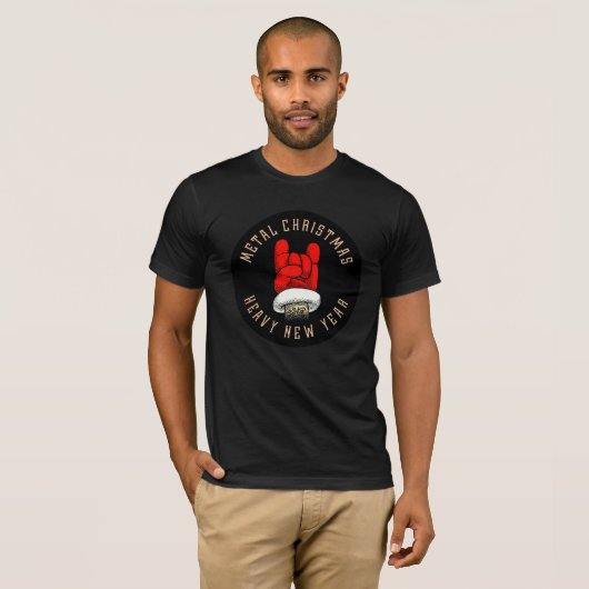 Weihnachtsfeiertag für Schwermetall T-Shirt (Vorne ganz)