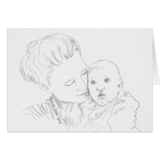 Weihnachtsfeiertag: "Für uns ist ein Kind Geboren. (Vorderseite (Horizontal))