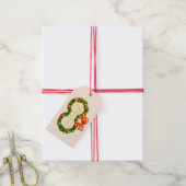 Weihnachtsfeiertag - Garland - Geschenketikett Geschenkanhänger (Mit Garn)