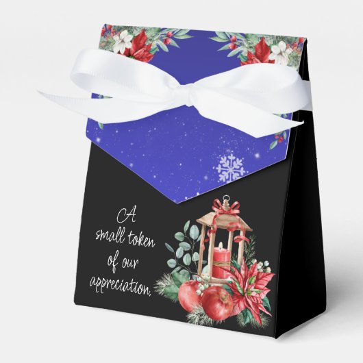 Weihnachtsfeiertag - Gastgeschenk Hochzeit Geschenkschachtel (Vorderseite)