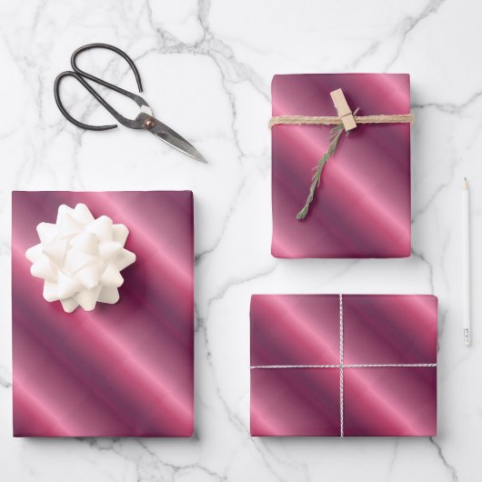 Weihnachtsfeiertag Geburtstag Hochzeit Bordeaux Ge Geschenkpapier Set (Vorderseite)
