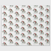 Weihnachtsfeiertag gefliest Einhorn Party Geschenkpapier (Flach)