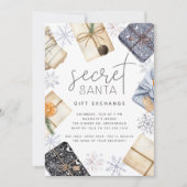 Weihnachtsfeiertag Geheimnis Weihnachtsgeschenk Au Einladung (Vorderseite)