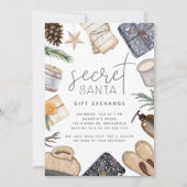 Weihnachtsfeiertag Geheimnis Weihnachtsgeschenk Au Einladung (Vorderseite)