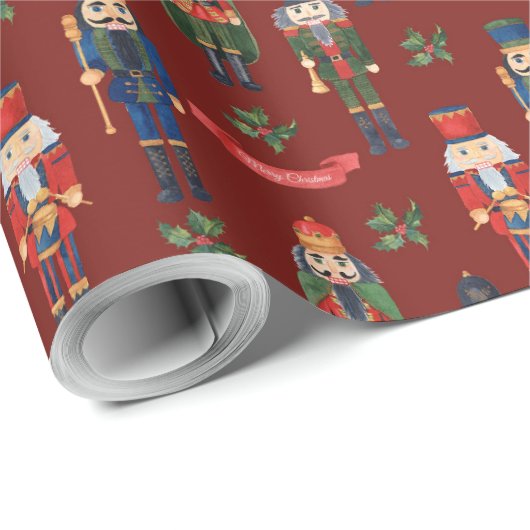 Weihnachtsfeiertag gekachelt Weihnachtsfeiertag Geschenkpapier (Rolleneckpunkt)