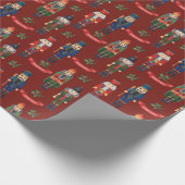Weihnachtsfeiertag gekachelt Weihnachtsfeiertag Geschenkpapier (Ecke)