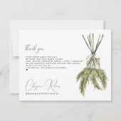 Weihnachtsfeiertag | Geschäftskunde Vielen Dank Dankeskarte (Vorderseite)