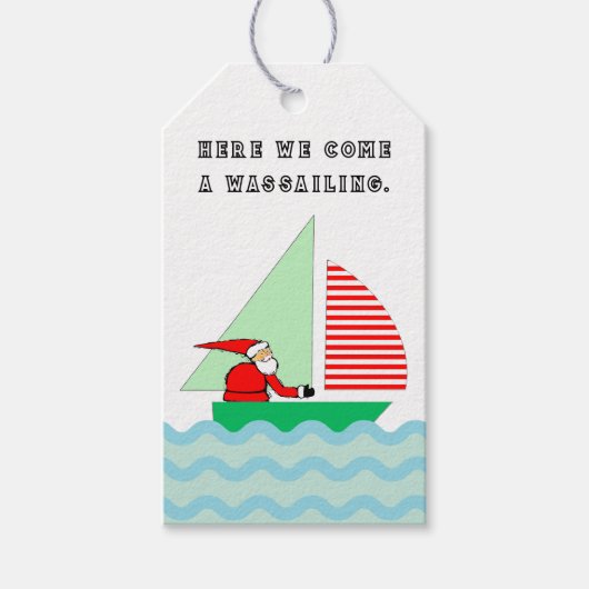 Weihnachtsfeiertag Geschenkanhänger (Vorderseite)