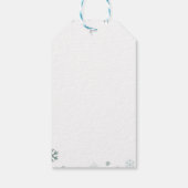 Weihnachtsfeiertag Geschenkanhänger (Rückseite)