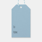 Weihnachtsfeiertag - Geschenke Tags Geschenkanhänger (Rückseite)