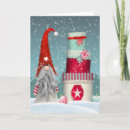 Weihnachtsfeiertag - Geschenkpakete & Weihnachtsge Feiertagskarte