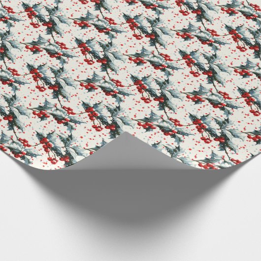 Weihnachtsfeiertag Geschenkpapier (Ecke)