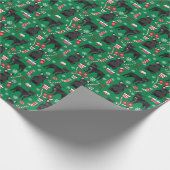 Weihnachtsfeiertag Geschenkpapier (Ecke)