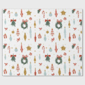 Weihnachtsfeiertag Geschenkpapier (Flach)