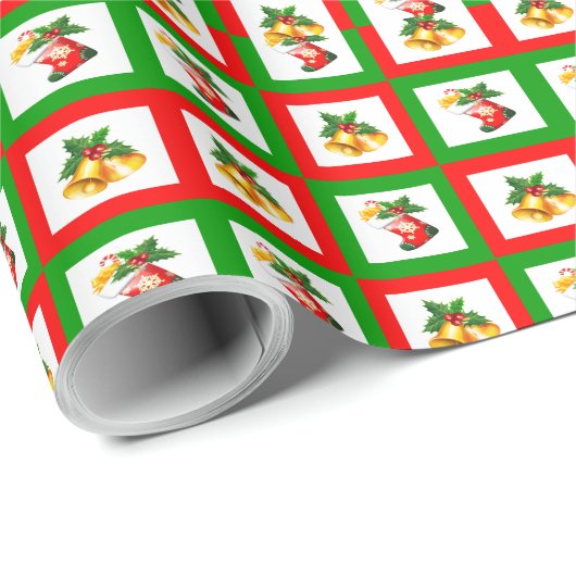 Weihnachtsfeiertag Geschenkpapier (Rolleneckpunkt)