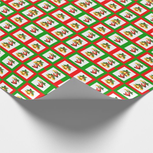 Weihnachtsfeiertag Geschenkpapier (Ecke)