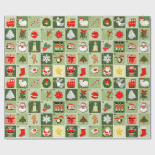 Weihnachtsfeiertag Geschenkpapier (Flach)