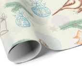 Weihnachtsfeiertag Geschenkpapier (Rolleneckpunkt)