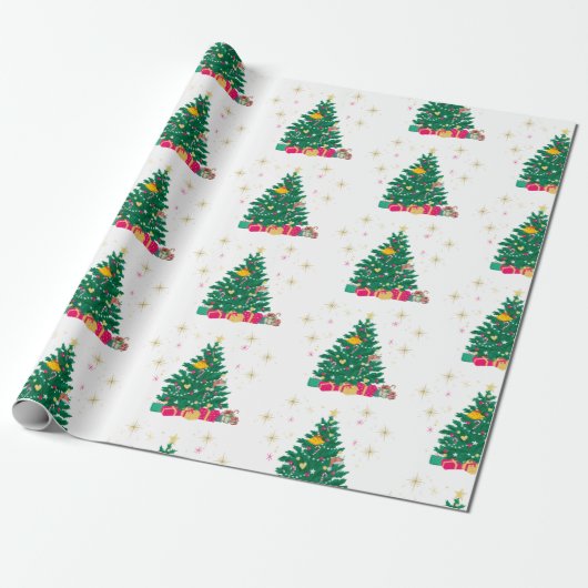 Weihnachtsfeiertag Geschenkpapier (Ungerollt)