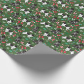 Weihnachtsfeiertag Geschenkpapier (Ecke)