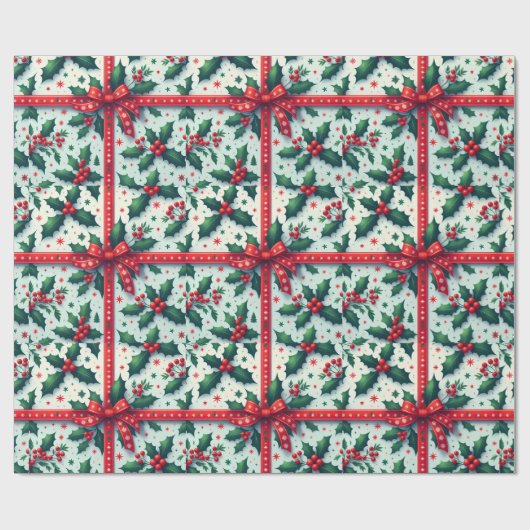 Weihnachtsfeiertag Geschenkpapier (Flach)