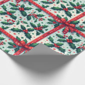 Weihnachtsfeiertag Geschenkpapier (Ecke)