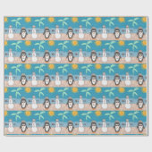 Weihnachtsfeiertag Geschenkpapier (Flach)