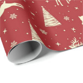 Weihnachtsfeiertag Geschenkpapier (Rolleneckpunkt)