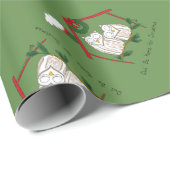 Weihnachtsfeiertag Geschenkpapier (Rolleneckpunkt)