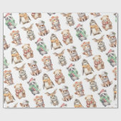 Weihnachtsfeiertag Geschenkpapier (Flach)