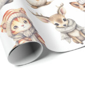 Weihnachtsfeiertag Geschenkpapier (Rolleneckpunkt)