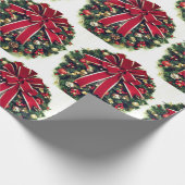 Weihnachtsfeiertag Geschenkpapier (Ecke)