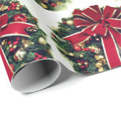 Weihnachtsfeiertag Geschenkpapier (Rolleneckpunkt)